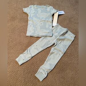 NWT. Carter’s Bunny print pajama set. Size 24 months.